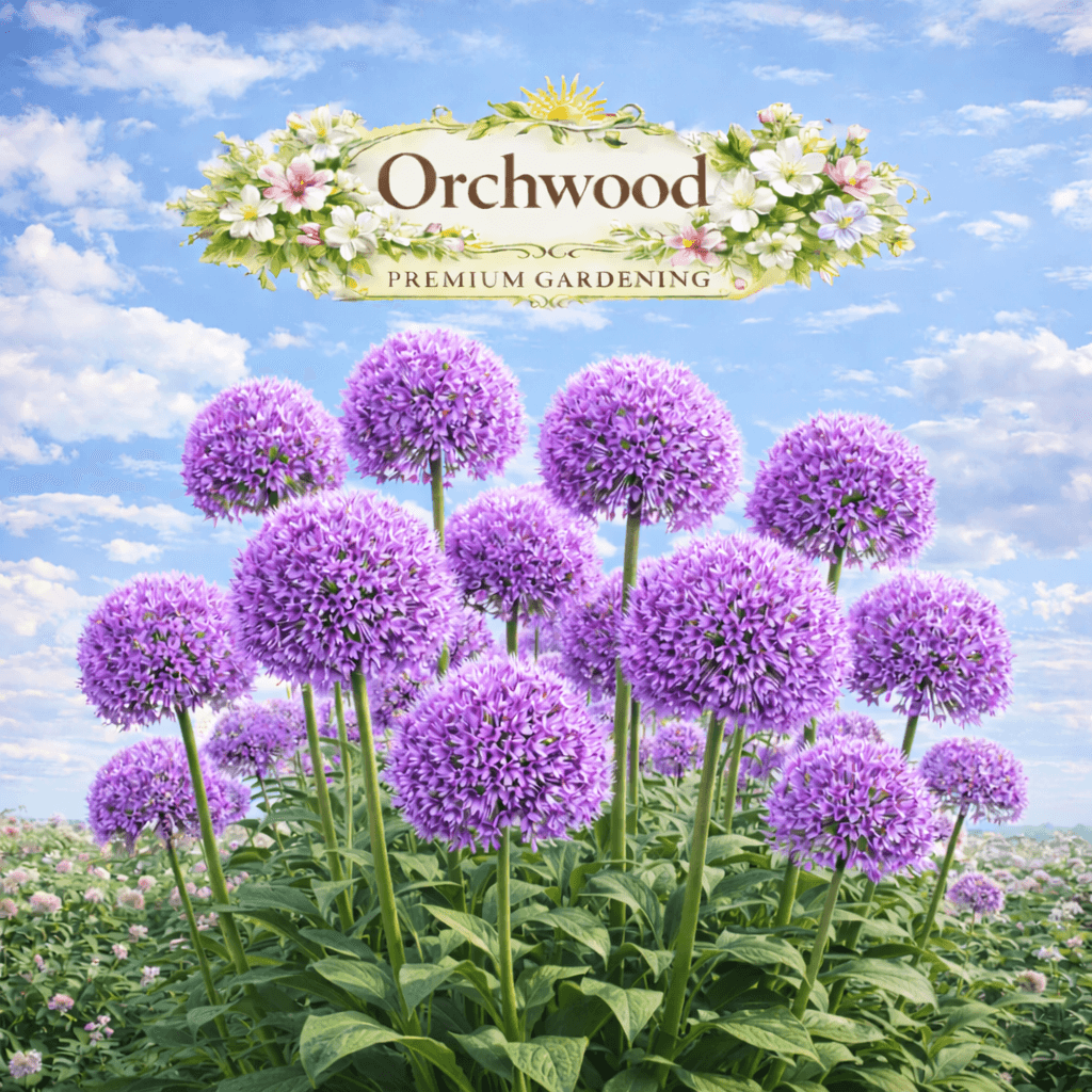 Purple allium