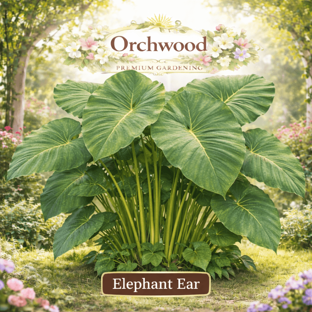 Green elephant ear