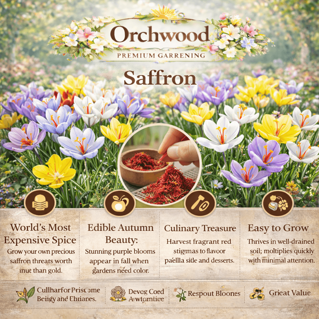 How to Grow Saffron Crocus: Complete Planting, Care & Harvest Guide