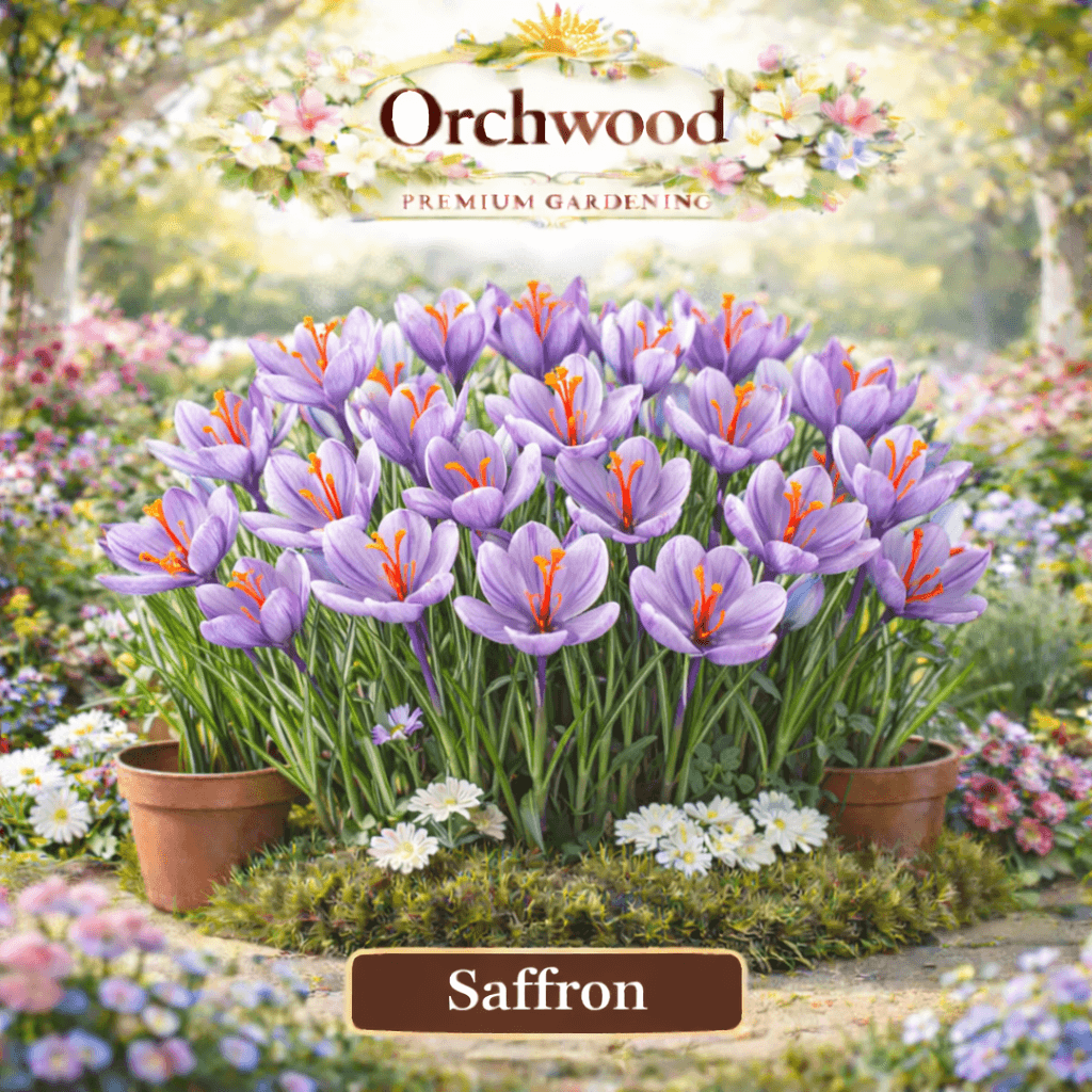 Purple saffron crocus