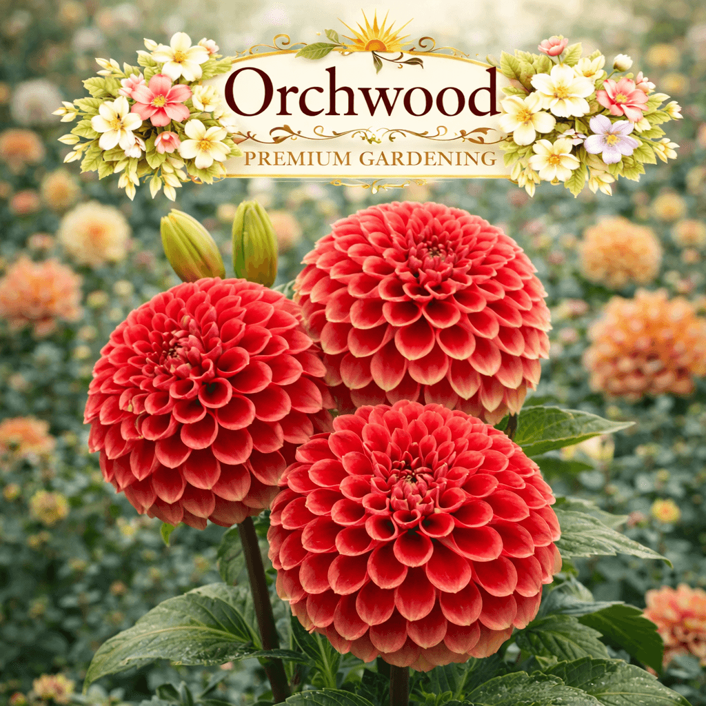 Red single dahlia