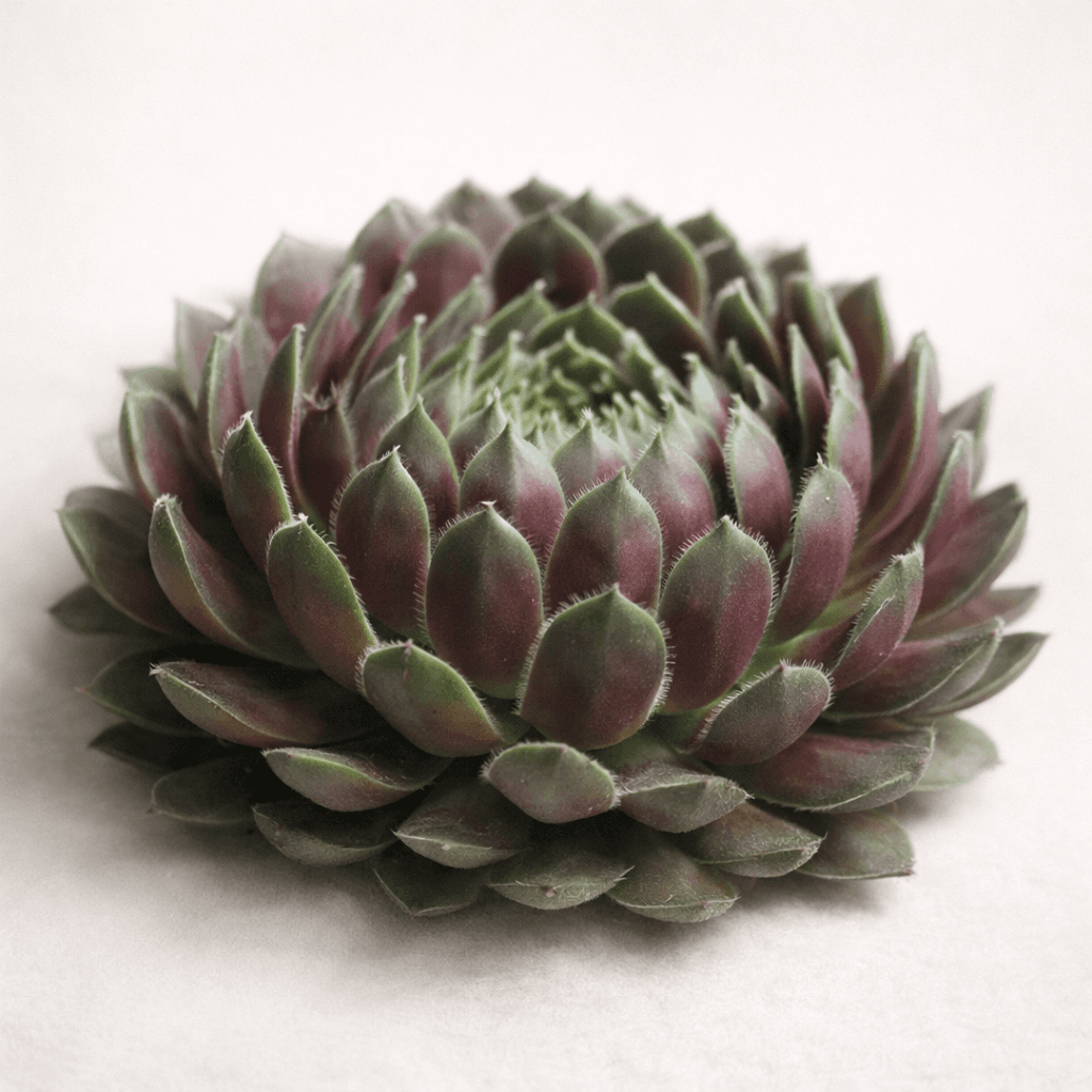 Purple Houseleek succulent